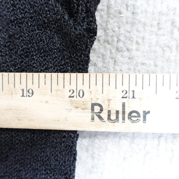 French French Rags Womens Sweater 2 Black Pullover Raglan Made in USA - Picture 7 of 11